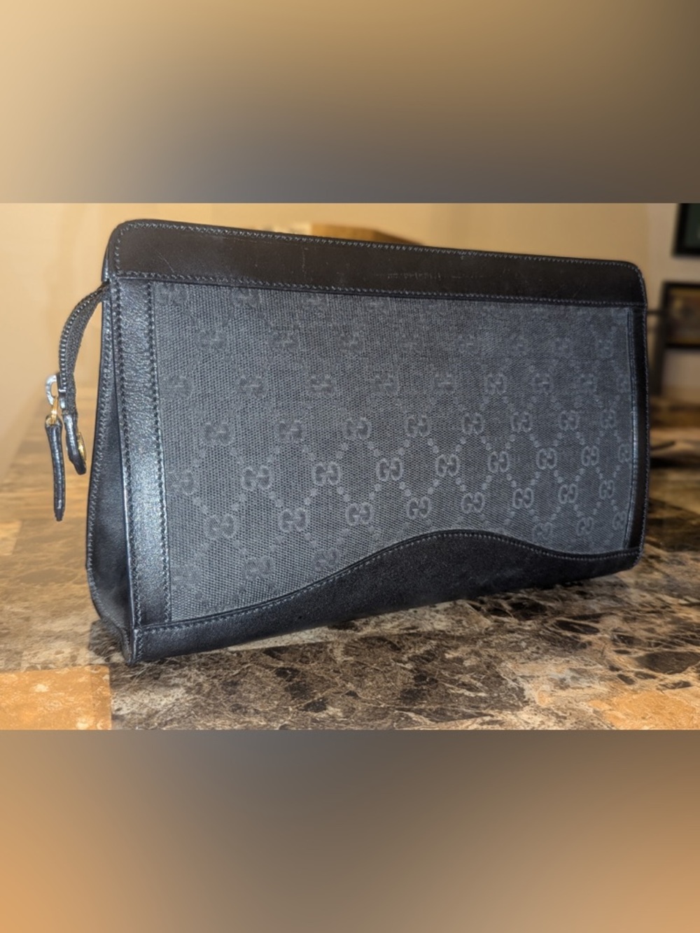 Gucci Vintage Black Clutch